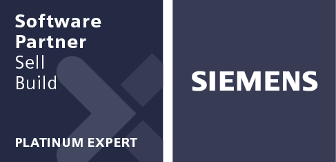 Siemens Software Partner — Sell & Build, Platinum Expert badge for Polarion ALM integration